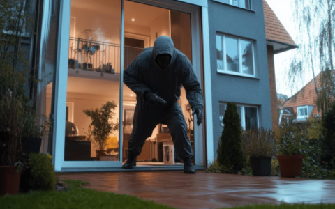Raid notturno con auto dotata di megafono nel centro città